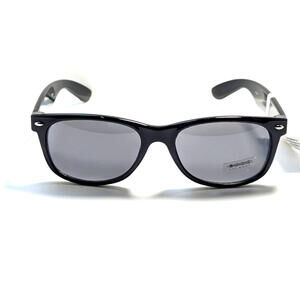 Icon Eyewear 3217 Sunglasses Retro Classic Style Square Black Frames Dark Lenses
